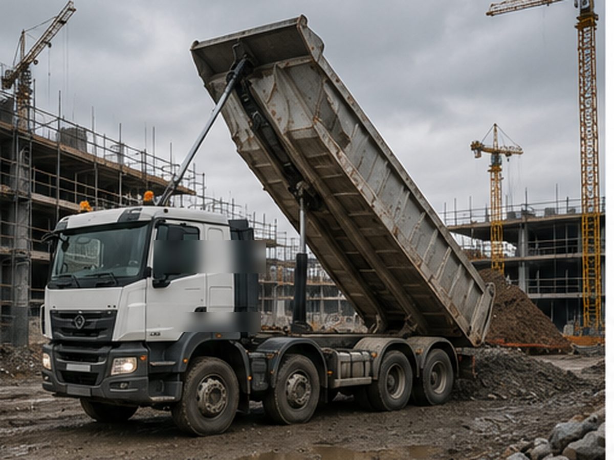 Truck being assessed for valuation